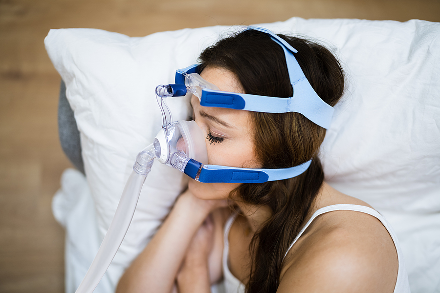 Sleep Apnea Oxygen Mask Equipment And Cpap Machine